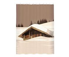 MSV Duschvorhang, Braun