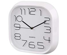Hama Wanduhr PG-280 ohne Tickgeräusche, Weiß