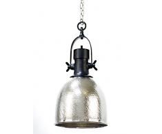 Lambert Marina Hängeleuchte Klein Vernickelt Gehämmert D31 Metall Silber One Size