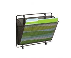 Safco Onyx Wand-/Paneel-Organizer mit einem Korb
