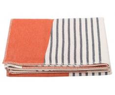 David Fussenegger Sylt Baumwolldecke, Cotton, Terracotta, 140 x 200 cm