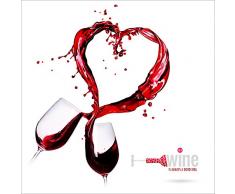 Pro-Art gla1098a Wandbild Glas-Art Red Line 30 x 30 cm