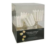 Lum & Co Dekorative Lichterkette, 10 Stück, weiß