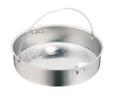 WMF Schnellkochtopf-Zubehör, Dampfer-Einsatz 5,8 cm, gelocht, für Schnellkochtopfe, 20 cm, Cromargan Edelstahl, spülmaschinengeeignet