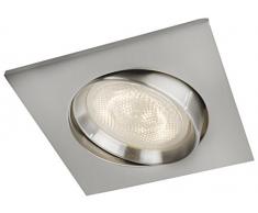Philips Lighting Philips myLiving Einbauspot Galileo Warmglow 5908117P0, 500lm, Nickel, Metall, Integriert, 4.5 W, 9.1 x 9.1 x 15.8 cm