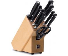 WÜSTHOF Messerblock Grand Prix II mit 9 Teilen in Buche Natur