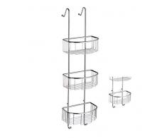 Smedbo Sideline Duschkorb Seifenkorb dreifach DK1046 zum Einhängen