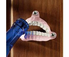 Design Toscano Zahnprothese, Flaschenöffner aus Eisenguss: 3er-Set