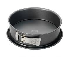 Dr. Oetker Spring-/Kuchen-/Backform, Ø 26 cm, auslaufsichere, runde, aus Stahl mit keramisch verstärkter Antihaft-Beschichtung, Menge: 1 Stück, Farbe: grau