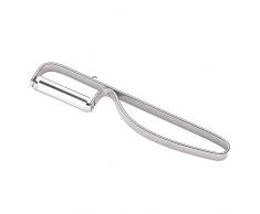 Küchenprofi Gemüseschäler, längs, Edelstahl, Silber, 30 x 3 x 3 cm