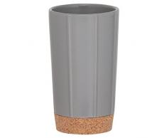 Sealskin Becher Cork, aus natürlichem Porzellan, Farbe: Grau