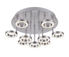 WOFI Deckenleuchte Metall^Plastik Integriert, 45 W