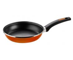 Monix Mandarina Pfanne 22 cm aus emailliertem Stahl mit Antihaftbeschichtung Teflon® Classic orange.