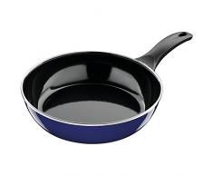 Silit Blaue Emma Bratpfanne hoch Ø 24 cm, Silitstahl Funktionskeramik, keramik,pfanne Kunststoffgriff induktionsgeeignet,