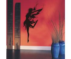 Indigos WG10416-80 Wandtattoo w416 Sexy Engel Fee tanzt Ballett Wandaufkleber 80 x 43 cm, braun