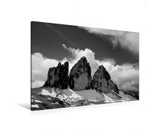 Premium Textil-Leinwand 120 x 80 cm Quer-Format Naturpark Drei Zinnen | Wandbild, HD-Bild auf Keilrahmen, Fertigbild auf hochwertigem Vlies, Leinwanddruck von Günter Linderer