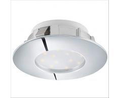 Eglo Einbauleuchte, Nickel-Matt