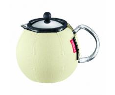 Bodum 11022 – 913 Nero – Neopren Tasche für Teekanne Assam 1 Liter, Ecru