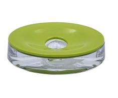 Ridder Gaudy Seifenschale, Acryl, grün, ca. 12,8 x 10,7 x 2,8 cm