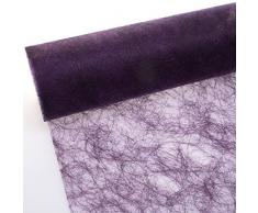 Deko AS GmbH Sizoflor Tischband aubergine 30 cm Rolle 25 Meter - 60-300-25-023