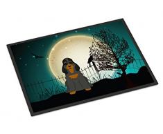 Carolines Treasures Halloween Scary Cocker Spaniel Black Tan Indoor or Outdoor Mat 18x27 BB2283MAT 18 x 27 Multicolor