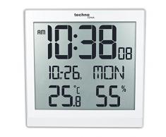 Technoline, WS 8015, Designer Wanduhr, hochglanz weiß, 224 x 23 x 224 mm