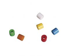 RAYHER 16030000 Bügelperlen Set, 6000 Perlen mit 4 Steckformen und Bügelpap, Dose