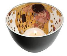 Goebel Artis Orbis Teelichthalter, Porzellan, Mehrfarbig, 7.5x7.5x7.5 cm