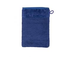 Möve Bamboo Luxe Waschhandschuh 15 x 20 cm aus aus Bambus-Zellstoff, night blue