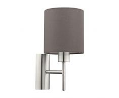 EGLO PASTERI Wandleuchte, Stahl, 60 W, nickel-matt