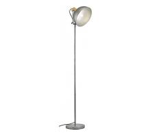 Trio Leuchten Delhi Stehleuchte, Metall, 42 W, Nickel antik