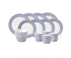 Royal Doulton Dekofigur, Porzellan, 16-teilig, Pazifik-Blau