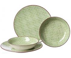 Ritzenhoff & Breker Tafelservice Lime Sao, 4-teilig, Steinzeug