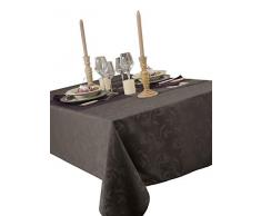 PROMOFLASH83 Calitex Tischdecke aus Stoff rechteckig 150 x 250 Ombra Dunkelgrau