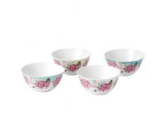Miranda Kerr von Royal Albert Müslischalen gemischt, 4 Stück, Porzellan, Mehrfarbig, 15,3 x 15,3 x 7,8 cm
