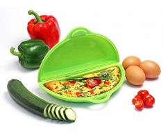 Yoko Design 1155 Omelette-Maker aus Silikon für Mikrowellen Grün