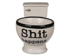 OOTB 78/8286 Kaffeebecher, Kaffeetasse, - Toilette/ Klobecher/ WC shit happens