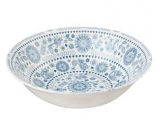 Queens Penzance Concentric Circles Salatschüssel aus Steingut 24 cm