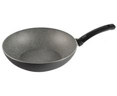 Lucca Granitium Wok, antihaftbeschichtet, Ø 28 cm, grau