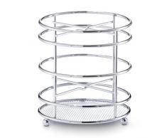 Zeller 24868 Besteckhalter, Metall verchromt, ca. 12 x 12 x 13 cm