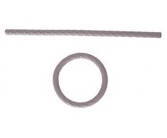 Cookut Twist faltbar magnetisch Silikon Untersetzer, Taupe