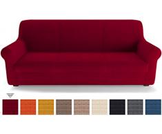 PETTI Artigiani Italiani Sofabezug 2 Plazas (130 a 170 cm) Burgunderrot