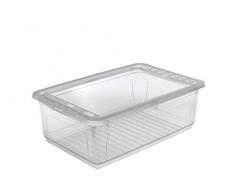 keeeper Aufbewahrungsbox mit Air Control System, 59 x 39 x 18 cm, 30 l, Bea, Transparent