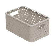 Rotho Eco Country Aufbewahrungskorb 6l, Kunststoff (PP), Beige, Dekobox A5