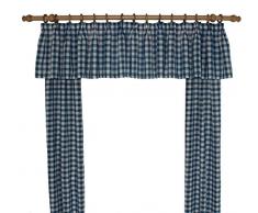 Wirth Vorhang, Polyacryl, Blau, 175 x 115 cm, 2-Einheiten