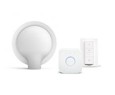 Philips Hue Lichtwecker, natürlich aufwachen mit Licht, Hue Felicity inkl. Hue Bridge und Dimmschalter, steuerbar via App, kompatibel mit Amazon Alexa