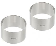 Städter 625570 Dessertring, 2-er Set, 9 cm Durchmesser