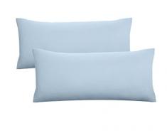 biberna 0077144 Feinjersey Bettwäsche Kopfkissenbezug (Baumwolle) 2x 40x80 cm, cyclam