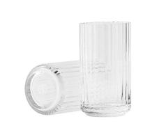 Lyngby Vase, Glas, 12,5 x 6,5 cm