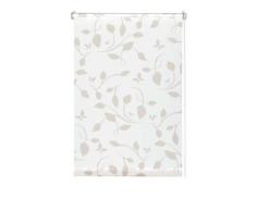 Gardinia EASYFIX Rollo Dekor 100 Scandinavian weiß/natur 120 x 150 cm
